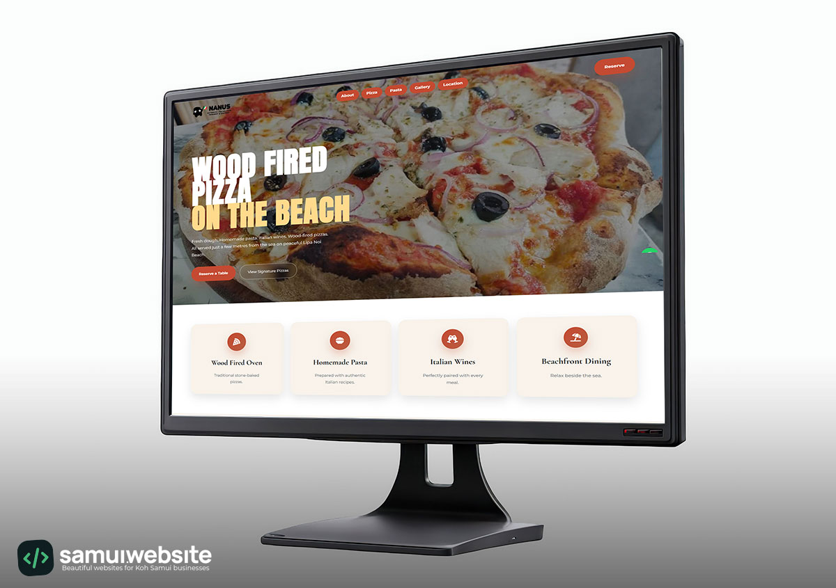 Nanus website preview