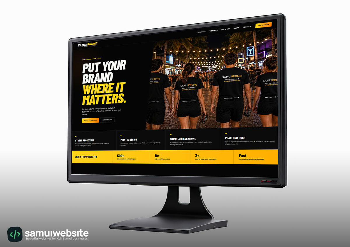 SamuiPromo website preview