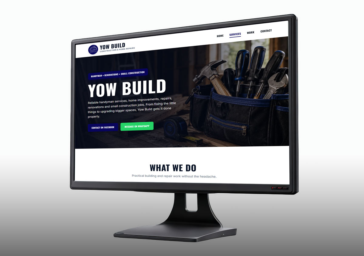 Yow Build website preview