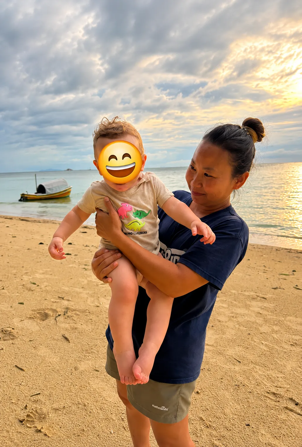 Nanny playing with a child
